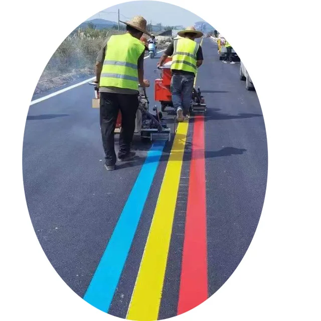 Traffic Road Line Marking Paint Reflective Thermoplastic Hot Melt Road Marking Paint