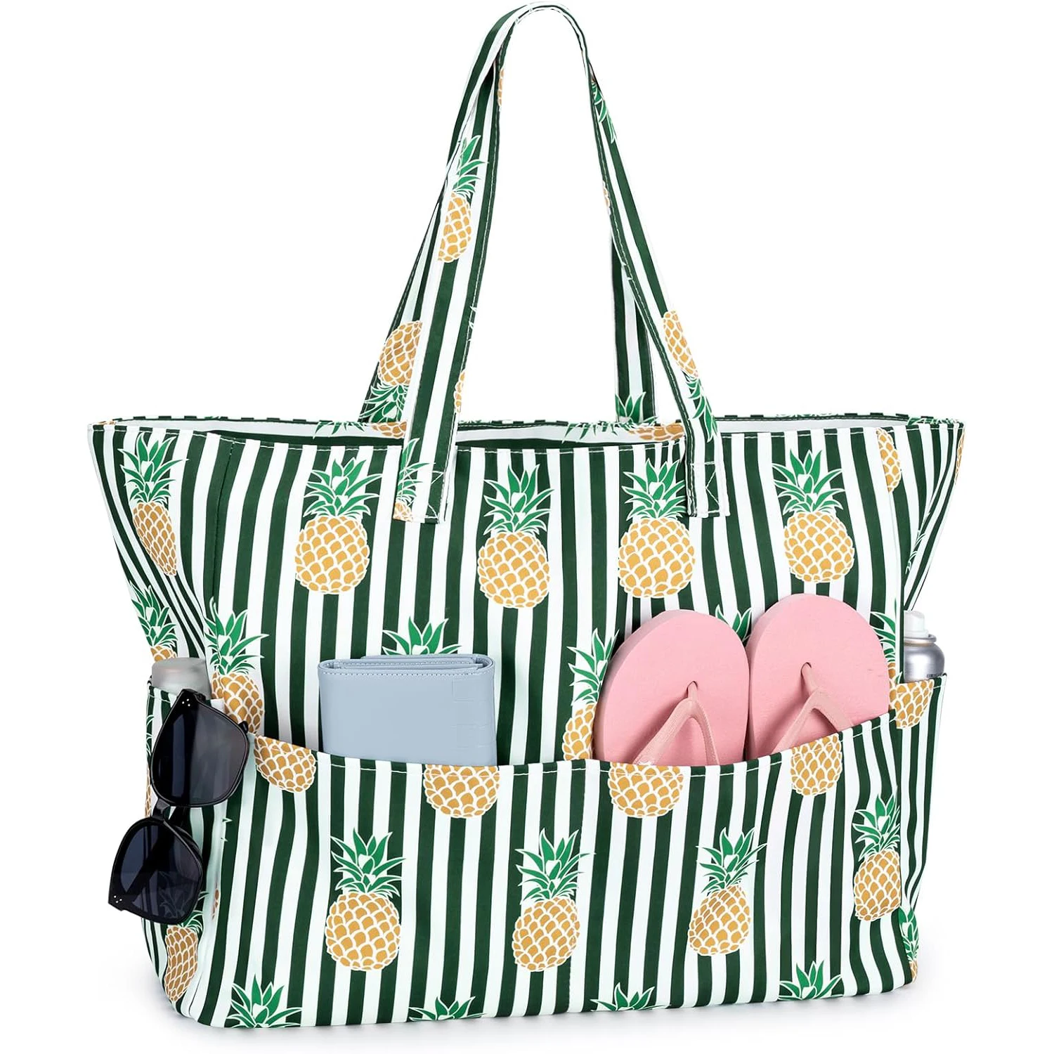 2024 the newest fashion woven womens tote straw bag summer Lightweight Overnight Shoulder Bag Handbags for Pool
