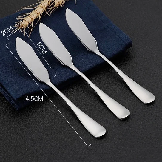 Butter Knife Cheese Knife Dover Sole Breakfast Kippers Cute Mini Stainless Steel  Knives for Butter Cheese