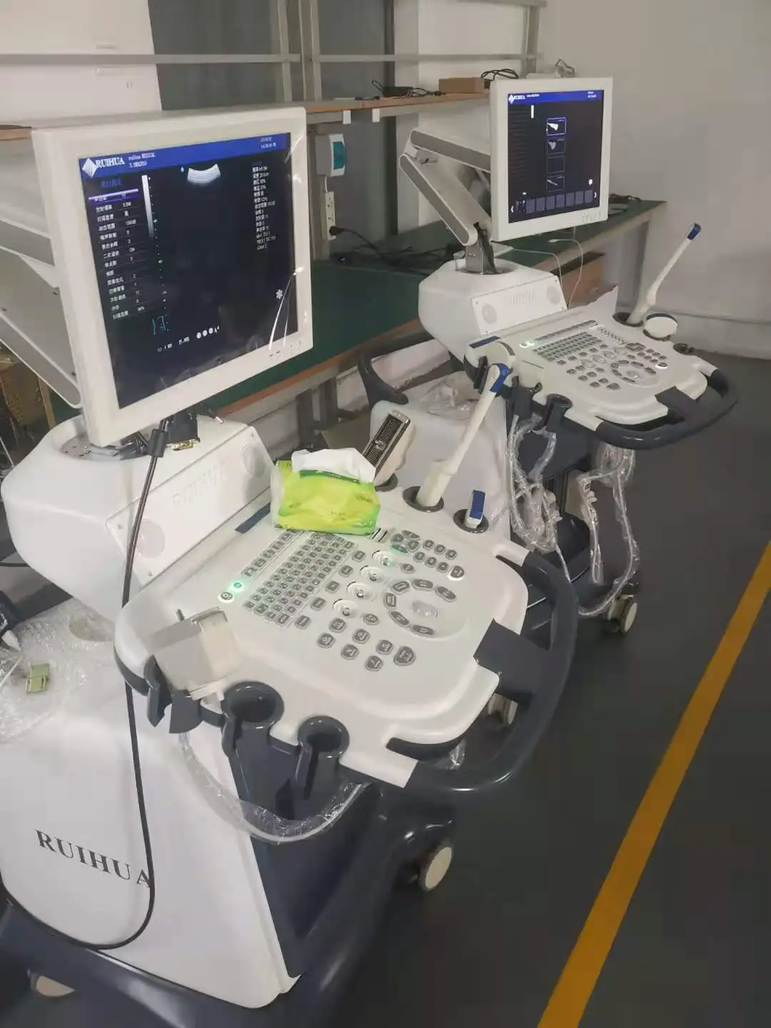 RUIHUA brand manufacturer OB GY and echo 3D  Cheap Color Doppler Ultrasound scanner