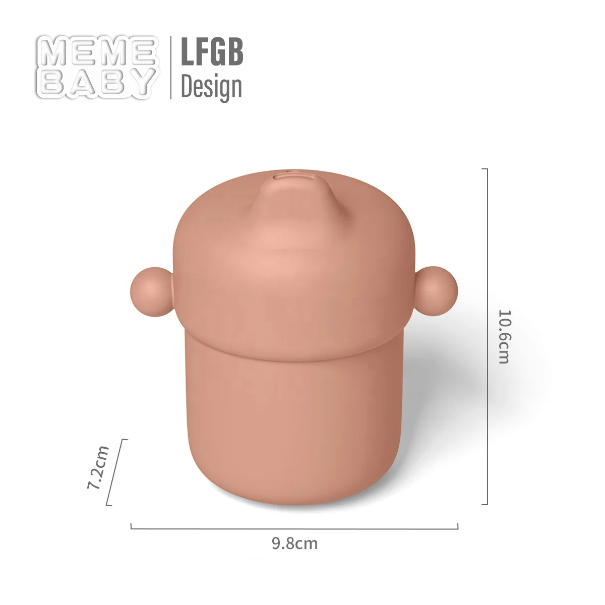 Leakproof Food Grade Silicone Sippy Cups Holder Kids Toddler Children Water Drinking Training Silicone Baby Sippy Cup Wholesale