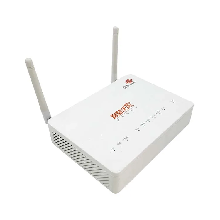 EPON ONU 1GE+3FE 2.4G WIFI English Firmware External Antenna GPON ONT Original Used F477/ F477V2