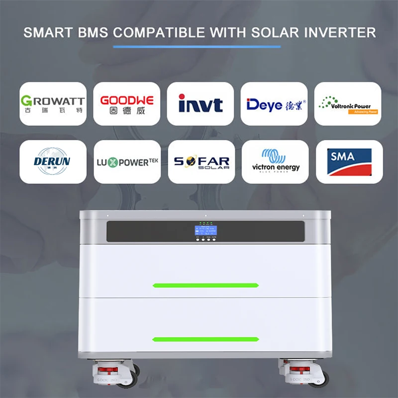 stack mounted stacked lithium battery pack for solar power system home energy storage solar battery rechargeable