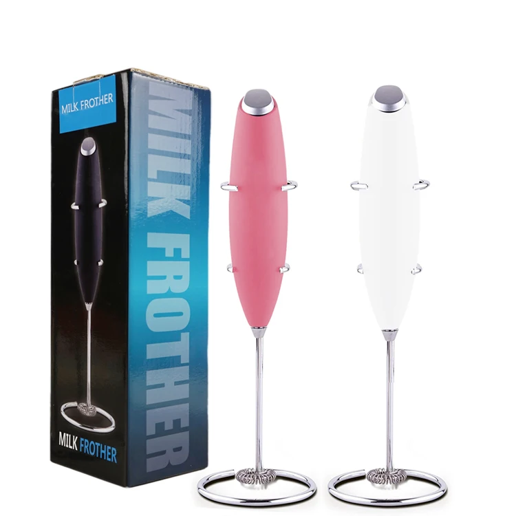 Yongli COC Stainless Steel Mixer Durable Handheld Milk Frother Frothing Wand With Stand for Coffee, Matcha, Protein, Greens