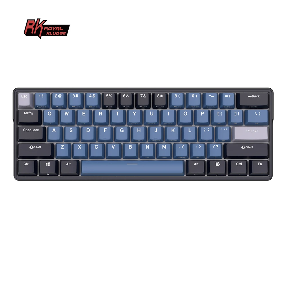 Royal Kludge RK61 Plus cheap mechanical keyboard custom ABS keycaps 60% ergonomic rgb gaming mechanical keyboard hot swap