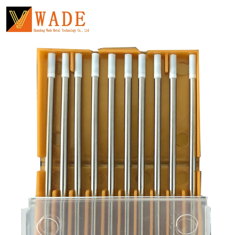WZ8 1.6mm  white tungsten electrodes 1/16` x 7` for Argon arc welding Zirconium tungsten rod
