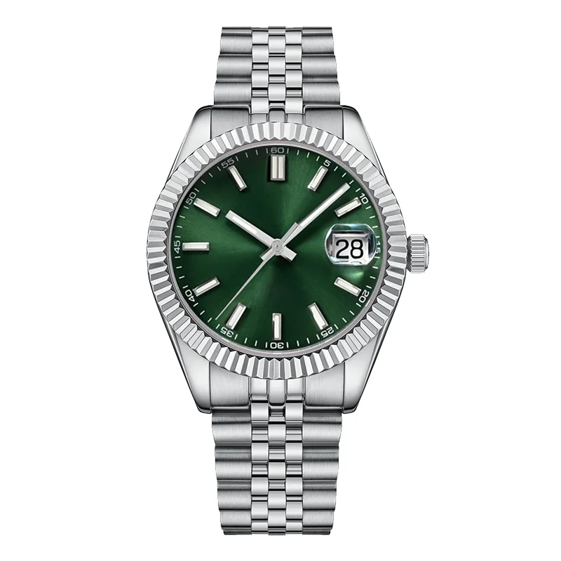 Luxurious Waterproof Calendar Orologio Lusso Mens Luxury Japan Movt Quartz Watches Stainless Steel Back