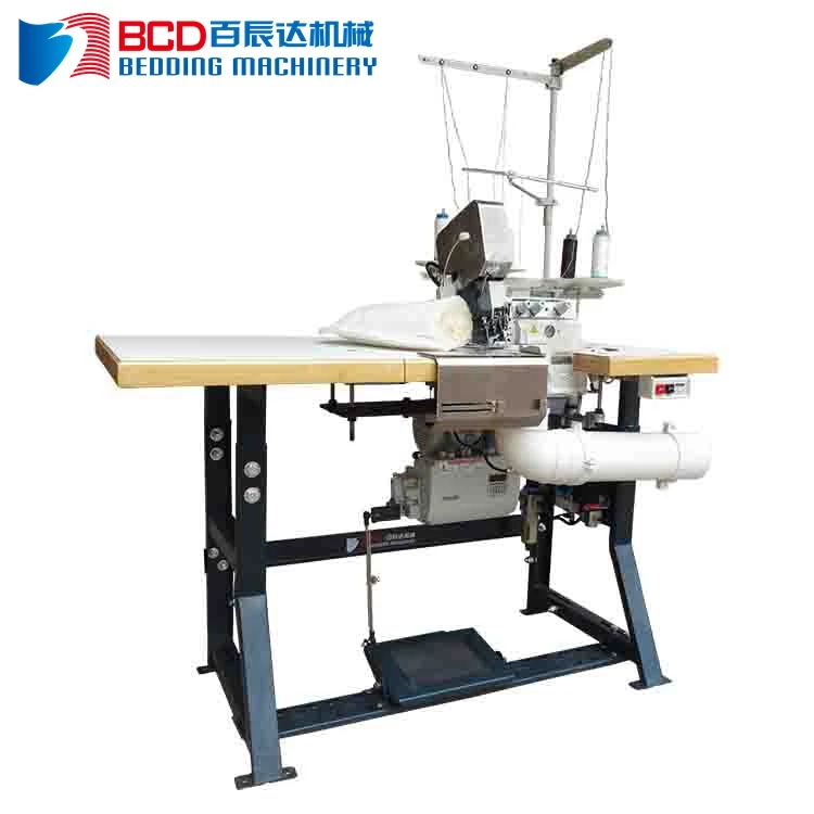 High speed high precision mattress overlocking and flanging sewing handle machine