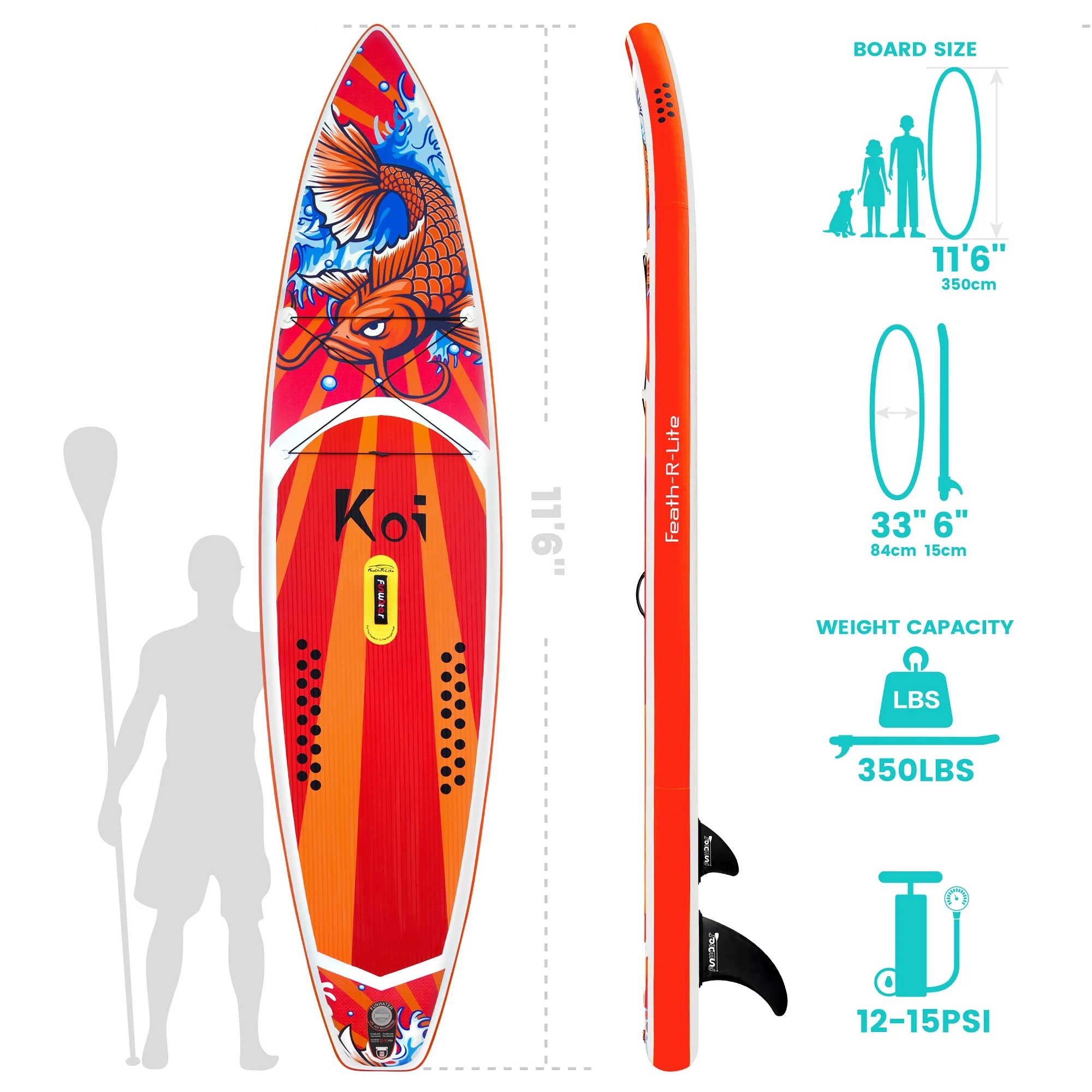 Feath-R-Lite waterplay surfing sup Dropshipping CE inflatable sup board stand up paddle boards surf sub supboard alaia fanatics