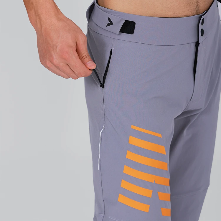 Custom adjustable mans mtb pants lightweight mountain bike cycling mtb pants breathable mtb riding pants