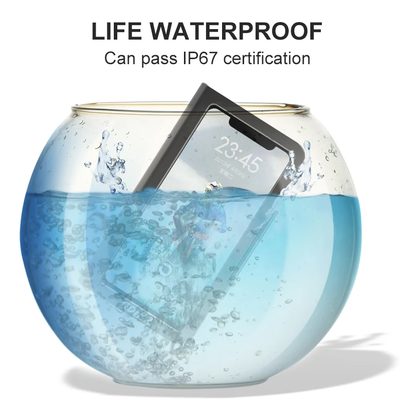 ODIER transparent window touch screen sensitively bike motor scooter electric vehicle fix phone firmly waterproof phone holder