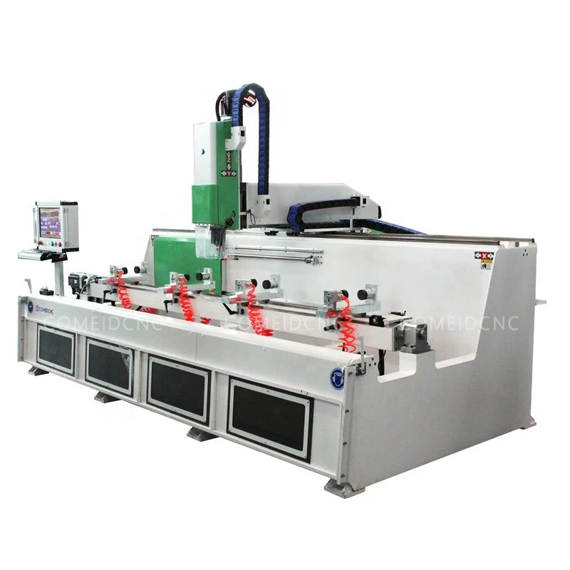 Automatic Tool Changer Working Center CNC Drilling For Aluminum Profile Windows and Doors 3000mm 6000mm