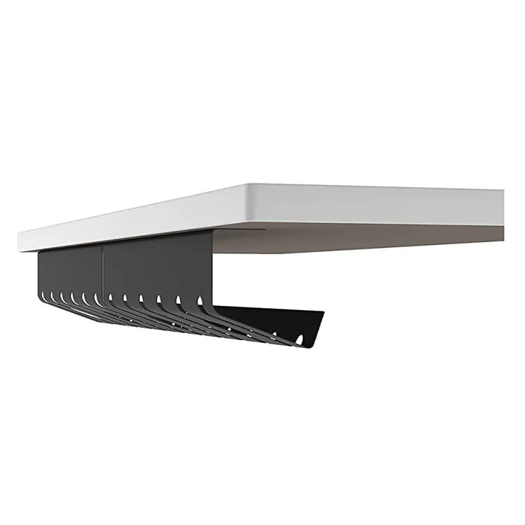 Заводская поставка от производителя, стальной кабельный канал с порошковым покрытием, настольный держатель кабельного лотка