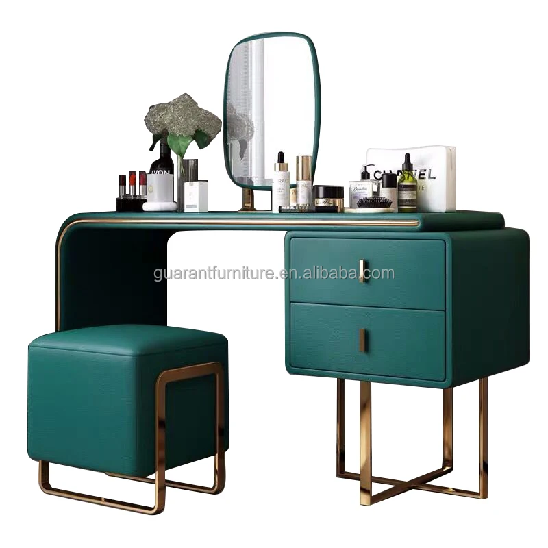 modern luxury dressing table with mirror marble dressing table for make up