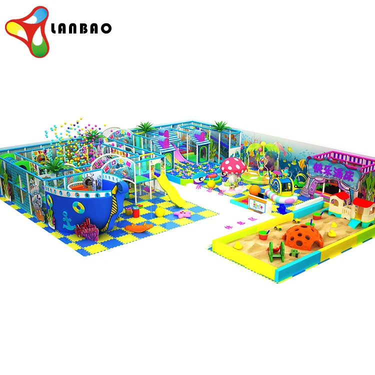 Ocean Series Children Slide Playground Preschool Kids Game Indoor Playground Equipment children