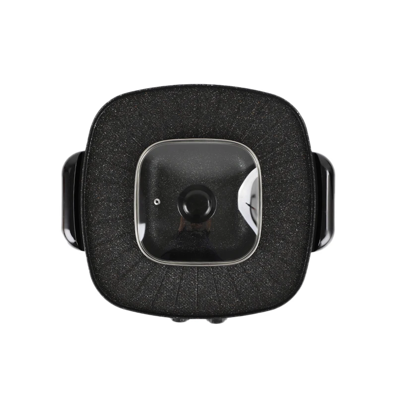 Поддержка OEM Электрический контактный гриль квадратный внутренний многофункциональный электрический для барбекю горячий горшок с