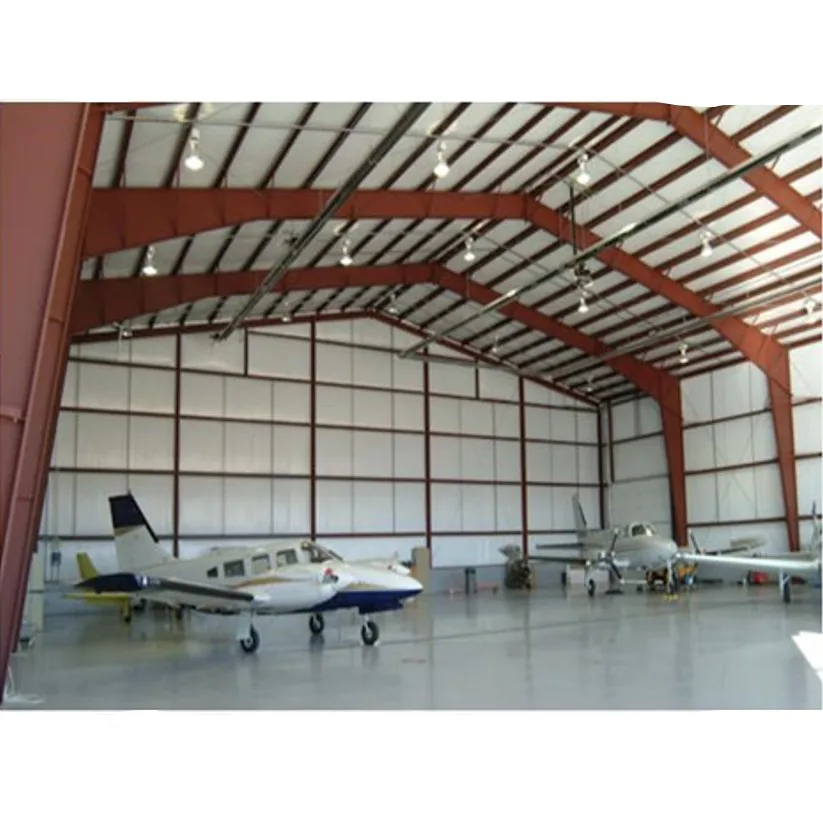 Cheap Prefab Metal Shed Building Steel Structure Hangar Prefab Warehouse Steel Building for Aircraft Storage