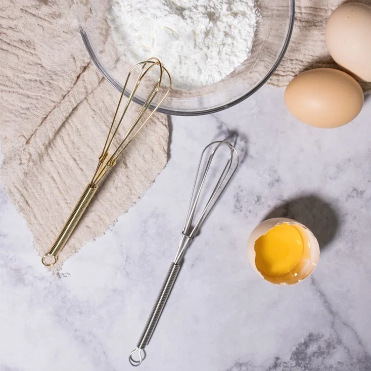 Stainless Steel Metal Eco Friendly Egg Tools Mini Wire Hand Mixer Whisk For Mixture Whipping Cream