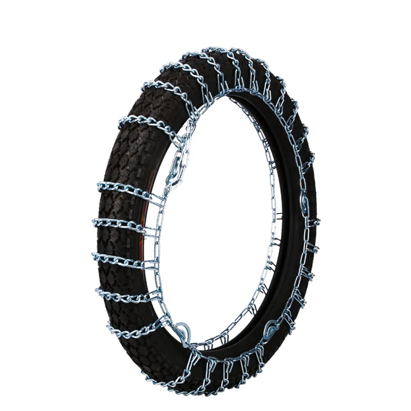 Цепь для снега на шинах BOHU, противоскользящие цепи, цепи для колес из легированной стали для мотоциклов