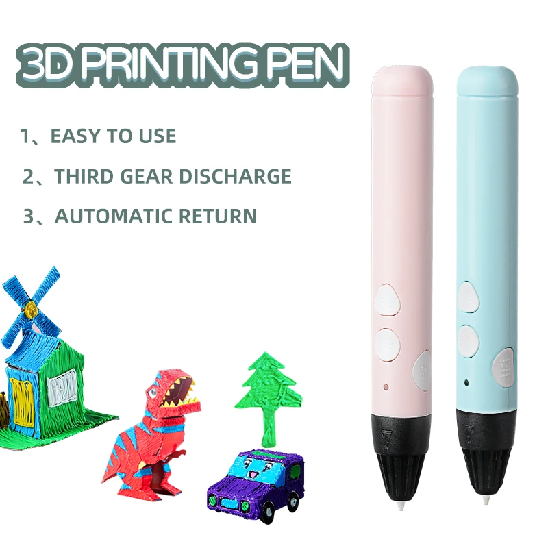 Supermarket Hot Sale 3D Printing Intelligent Print Filament Pla Magic Pen Kids 3D Pen Refills Drawing Toys 3D Printer Pen