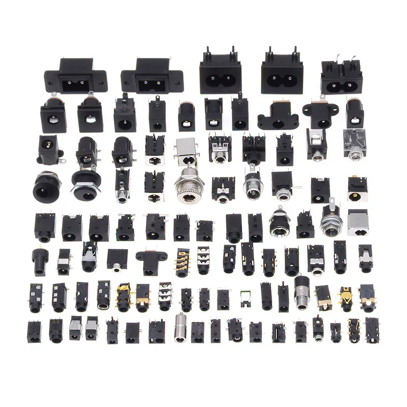 DC Power Jack DC-045A  5P SMT 1.3mm Pin  Female DC Socket Connector