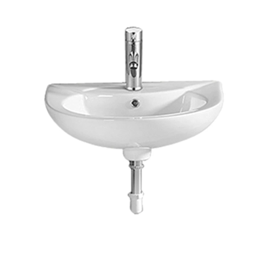 
small european bathroom design wall hung basins 
