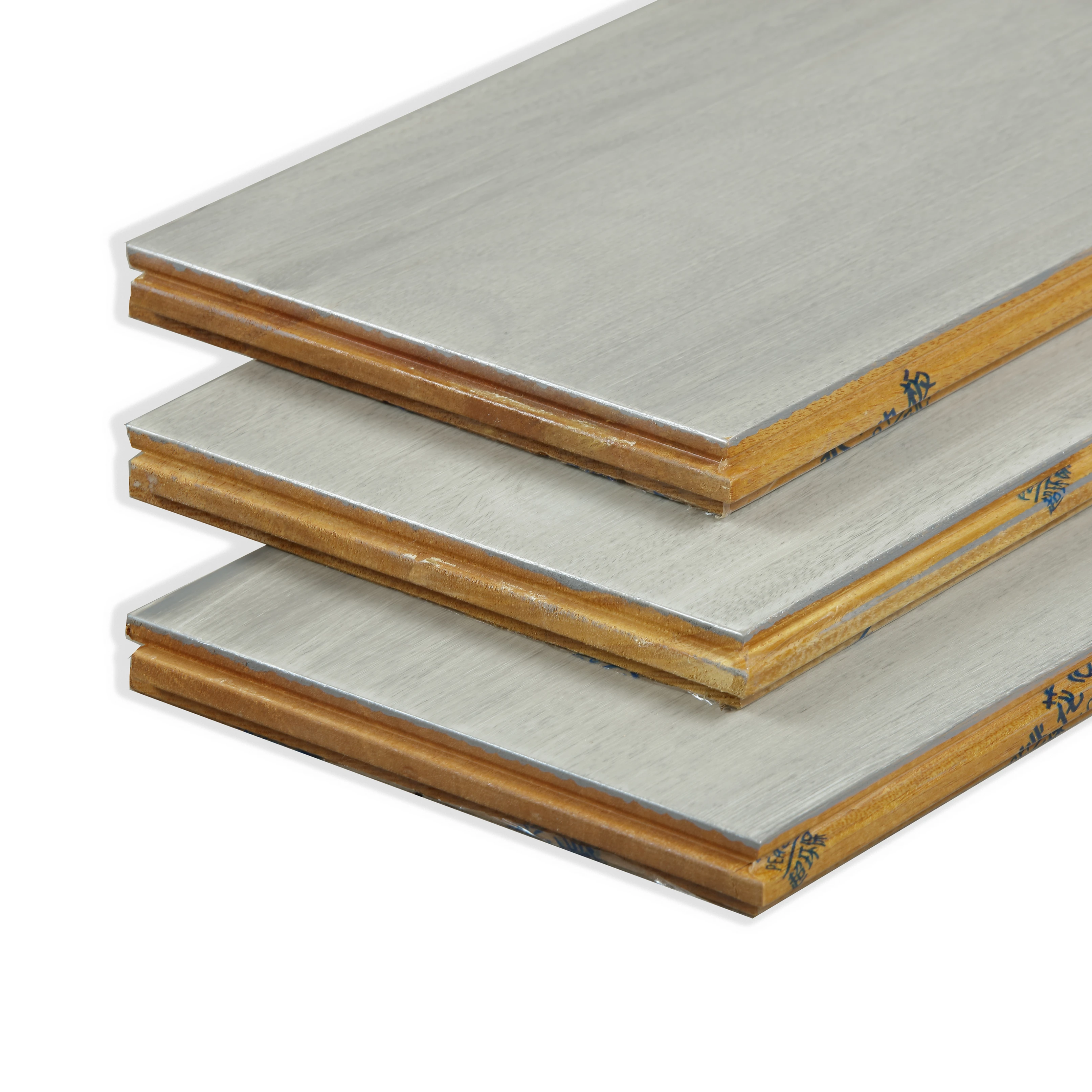 Mahogany solid wood flooring grace log floor grey household environmental protection solid wood flooring