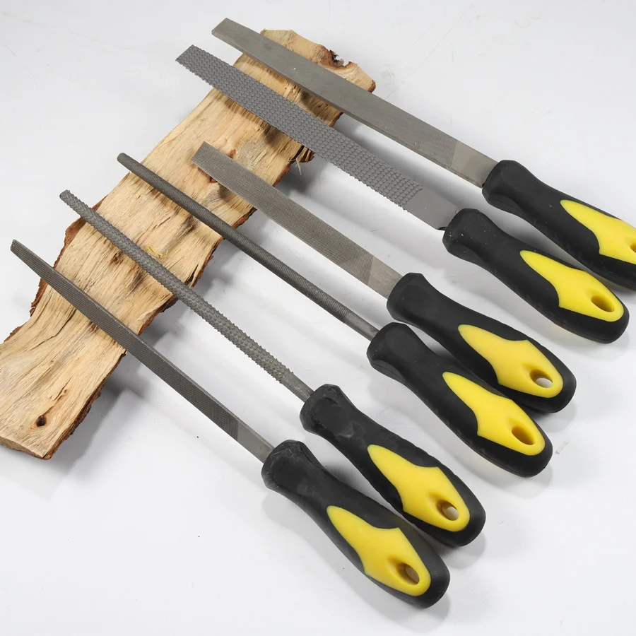 High carbon steel file plastic handle woodworking wood rasp stainless steel files
