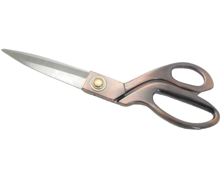 stainless steel material type utility fabric cutting shear brass scissors