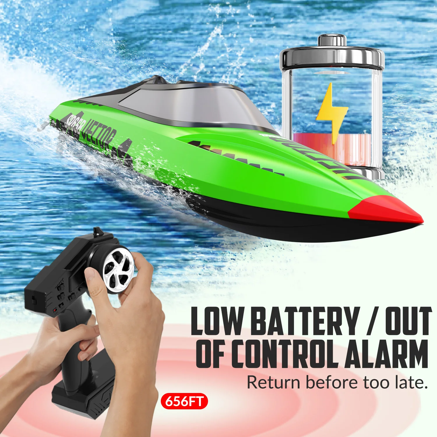 Volantex Manufacturer Wholesale Fast ABS RTR 2.4GHz Waterproof RC Boat Ideal Toy Gift for Kids, Wholesale Offer