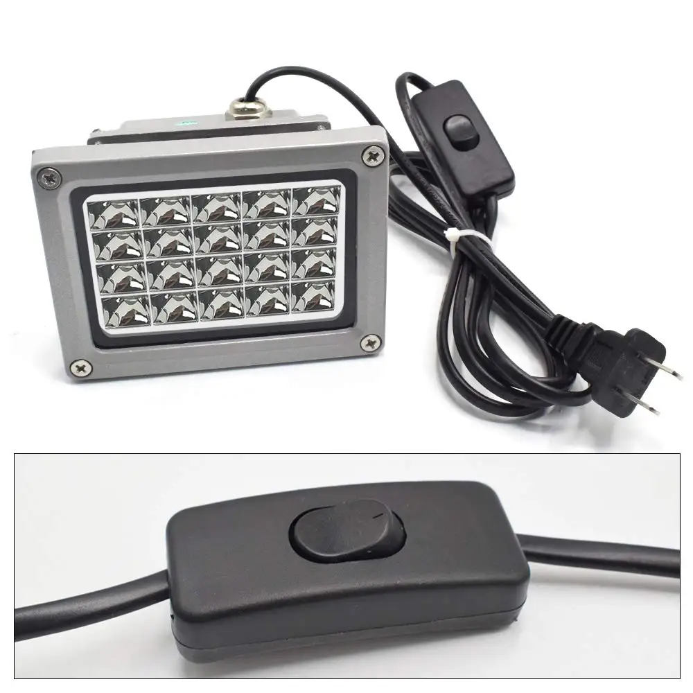 
3D Printer UV Resin Curing Light for SLA DLP 3D Printer 6W Spotlight Silver 