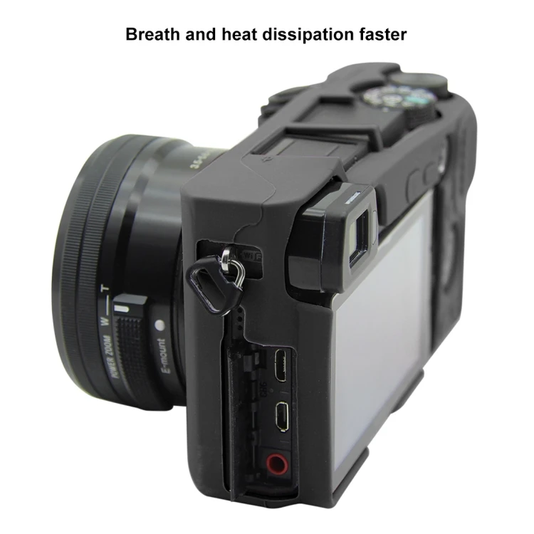 Для Sony ILCE-6300 / A6400 оригинальный PULUZ мягкий силиконовый защитный три цвета для