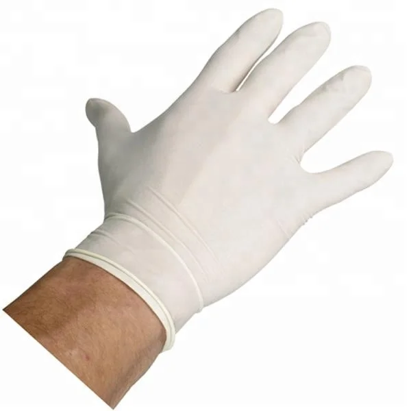 Disposable Latex Medika Gloves in Malaysia Latex Examination Gloves Wholesale Cheap Price Smooth Natural Rubber Powdered Gloves