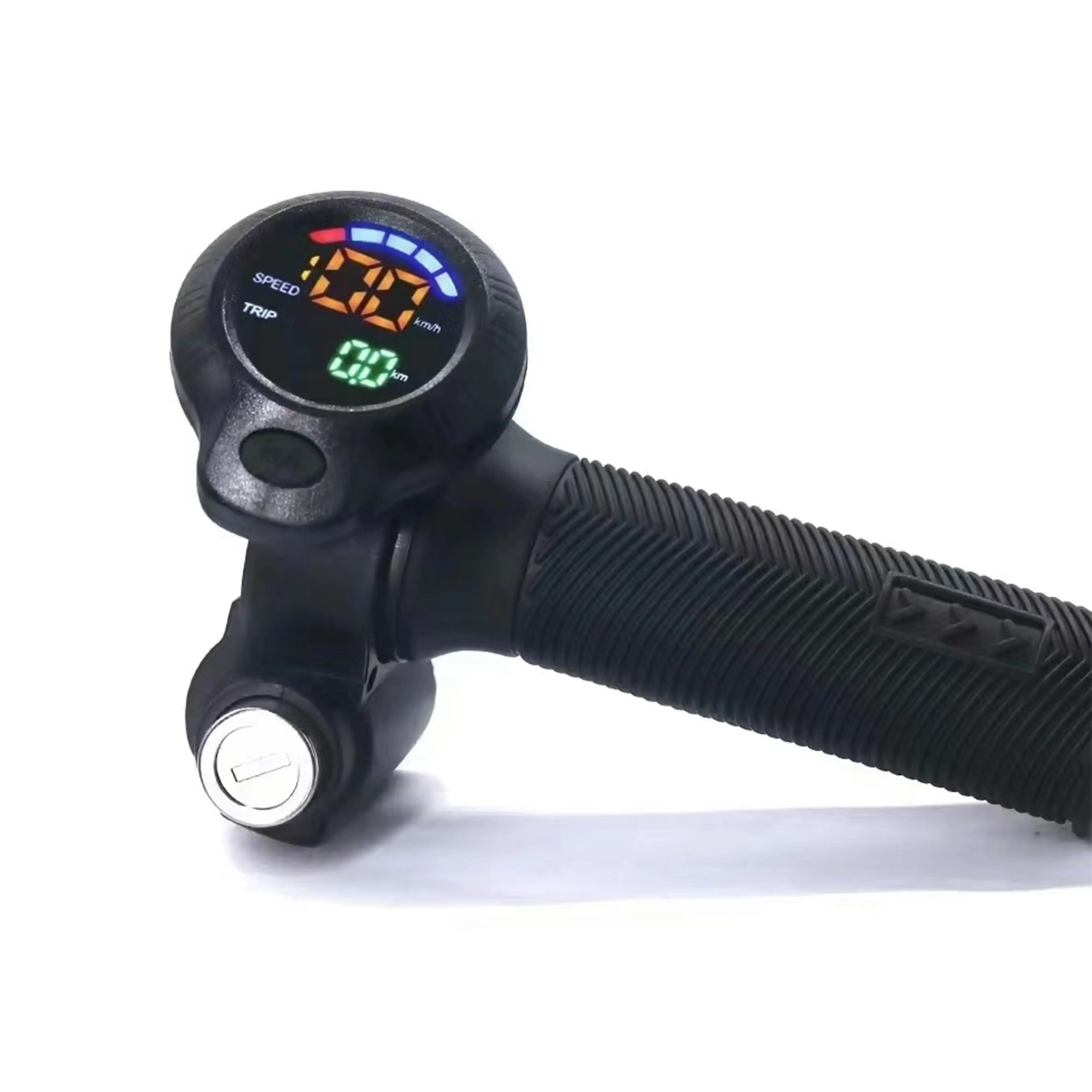 Tricycle scooter Key and Handle Bar Integrated Display Speed meter Electric Bike Bicycle Scooter Twist Throttle Accelerator