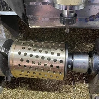 Oil-free bushing holder assembly Standard flange type Built-in copper alloy bushing type