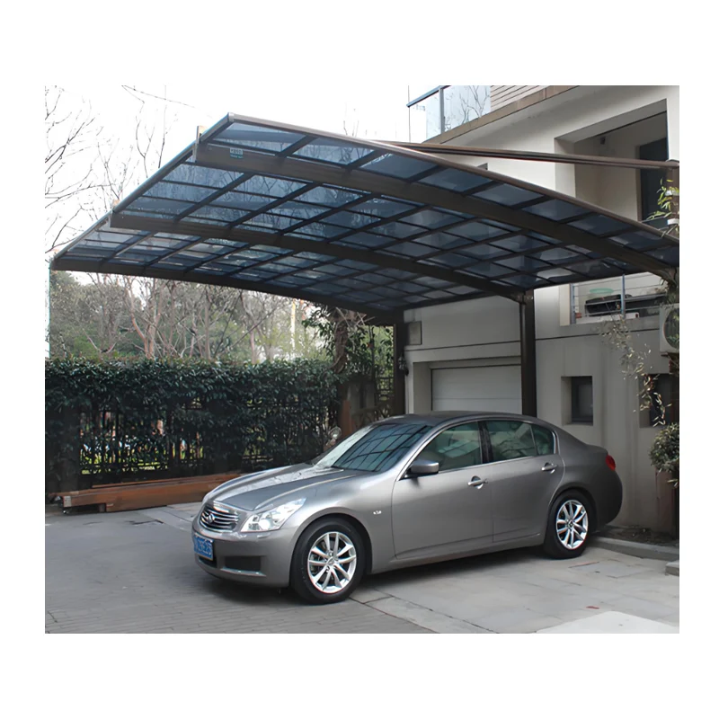 Custom Size OutDoor Aluminium Carport Parking Space Good Quality Convenient Carport Metal Carport Waterproof Hot Sale