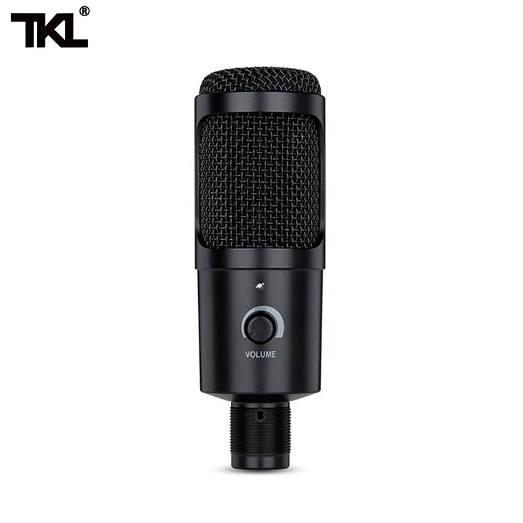 Конденсаторный USB-микрофон TKL BM009U студийный записывающий микрофон со штативом подходит для трансляций и