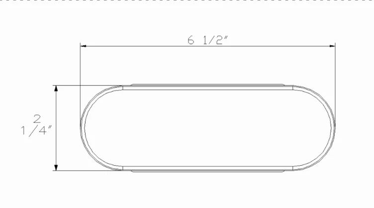 Сверхтонкий и низкопрофильный дизайн, 6 дюймов, 12,8 В, светодиодная лампа для стоп-сигнала прицепа, грузовика, с сертификатом SAE/DOT, готовые товары