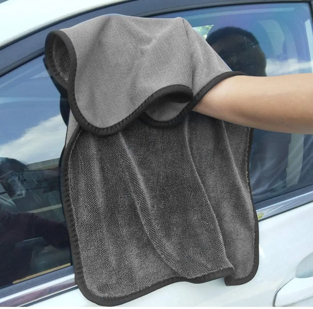 600GSM Microfiber Twisted Loop Drying Towel, Twisted Car Towel Scratch-Free, Lint-Free and Swirl-Free