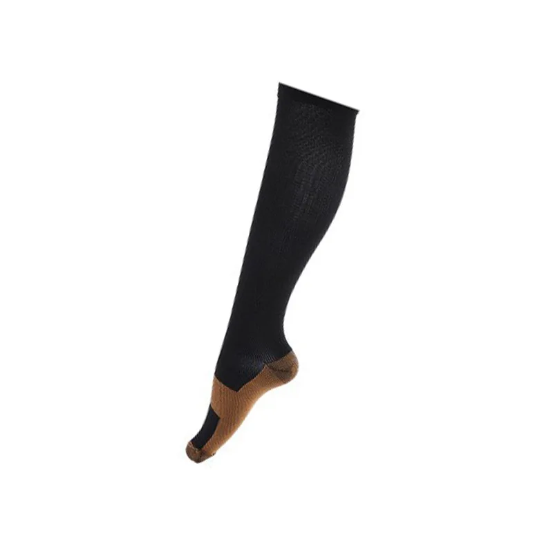 Wholesale 15-30 mmhg Copper Infused Anti Fatigue Knee High Socks sports