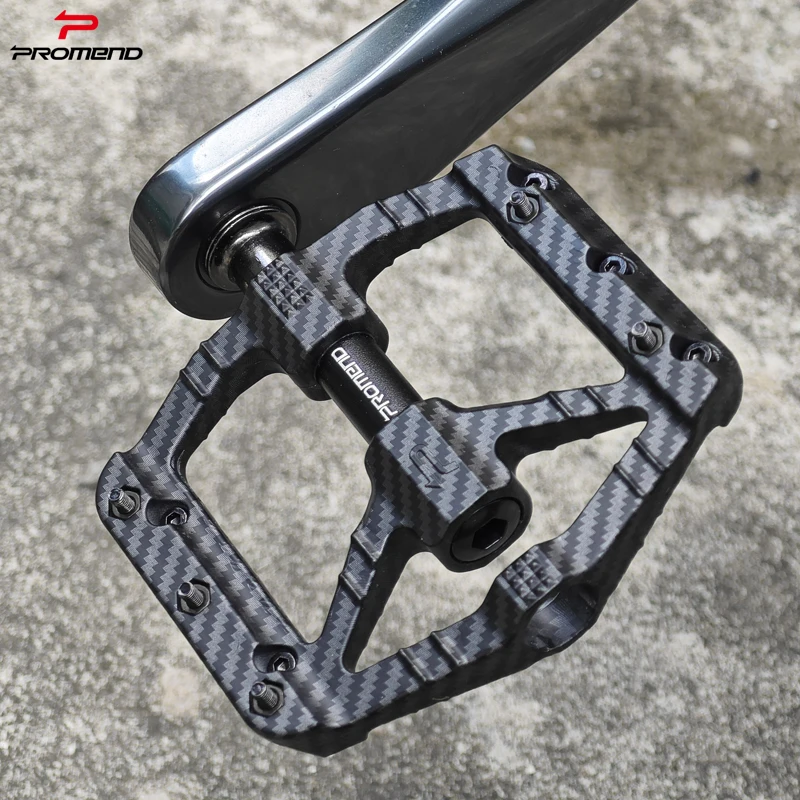 Promend 3 Sealed Bearings Nylon Bicycle Pedals Carbon Road Cycling Parts for BMX & MTB Ultralight Colorful Pedal