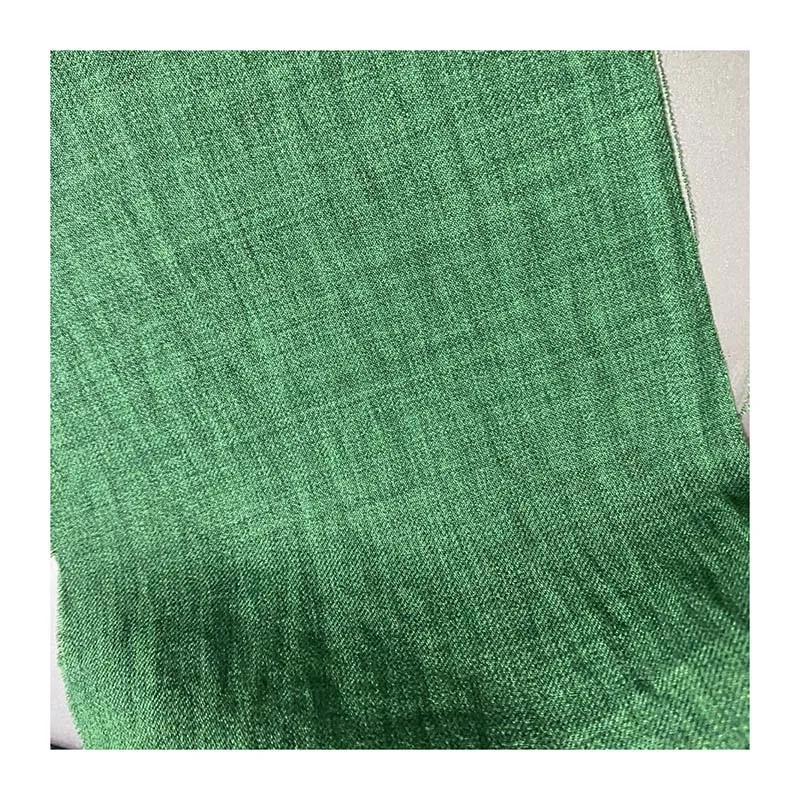 140gsm 100% Polyester Twill Fabric Loris Series Airflow Lolis Crepe Poly Linen Plain Dyed with Stretch Feature for Indonesia