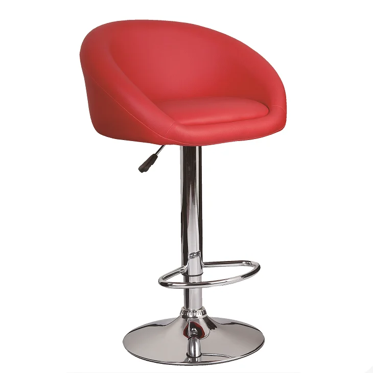 
Height Adjustable Swivel PU Leather Barstool Modern Chair Counter Backrest barstool 