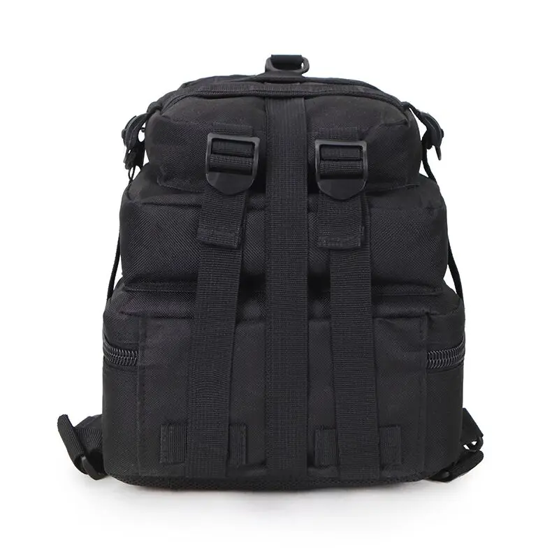 JSH Sport High Quality 26L Tactical Backpack 600D Camouflage 3P Molle Camping Bag with Nylon/Oxford Lining and Zipper Closure