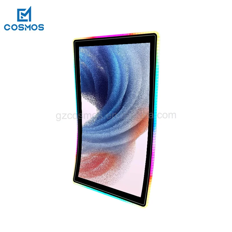 43 Inch Industrial Grade Display Interactive Flat Lcd Touch Monitor 4k J Type Curved Gaming Screen