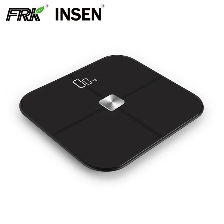 Zhongshan FRK ITO Tempered Glass Blue tooth 4.0 Body Weight Body Fat Analyzer Scale