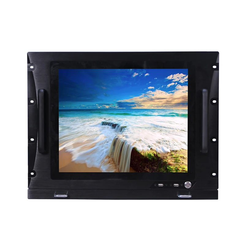 17inch intel Xeon E3 cpu touch widescreen industrial computer workstation control center pc host