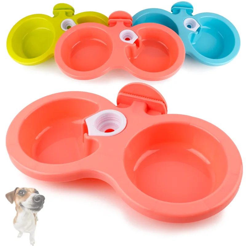 Dog Automatic Water Dispenser Feeder Dog Cat Bowl Food Dish Suspended Pet Feeding Bowl Large Size Pet Feeder