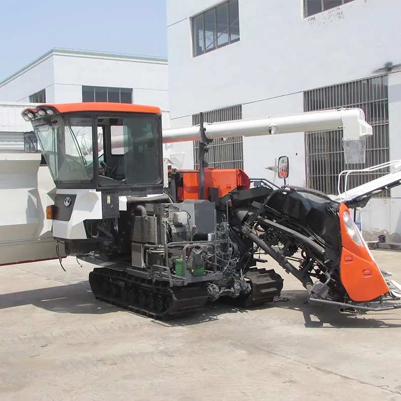 Сельскохозяйственная техника новинка 80% комбайн 112HP Kubota зерноуборочный сделано в