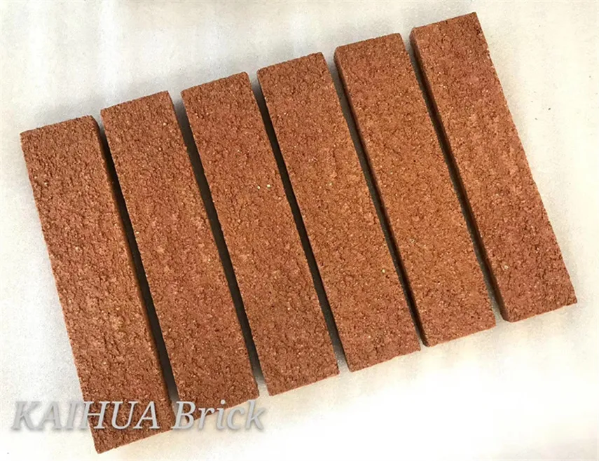 Factory directly sale red thin veneer brick for wall decoration wall cladding